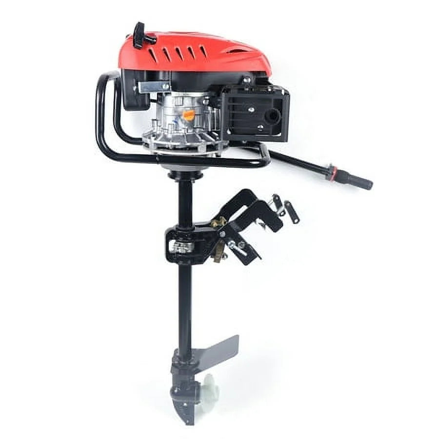 Outboard Motor 4 Stroke 6  Heavy Duty Boat Engine  Air Cooling System 173CC