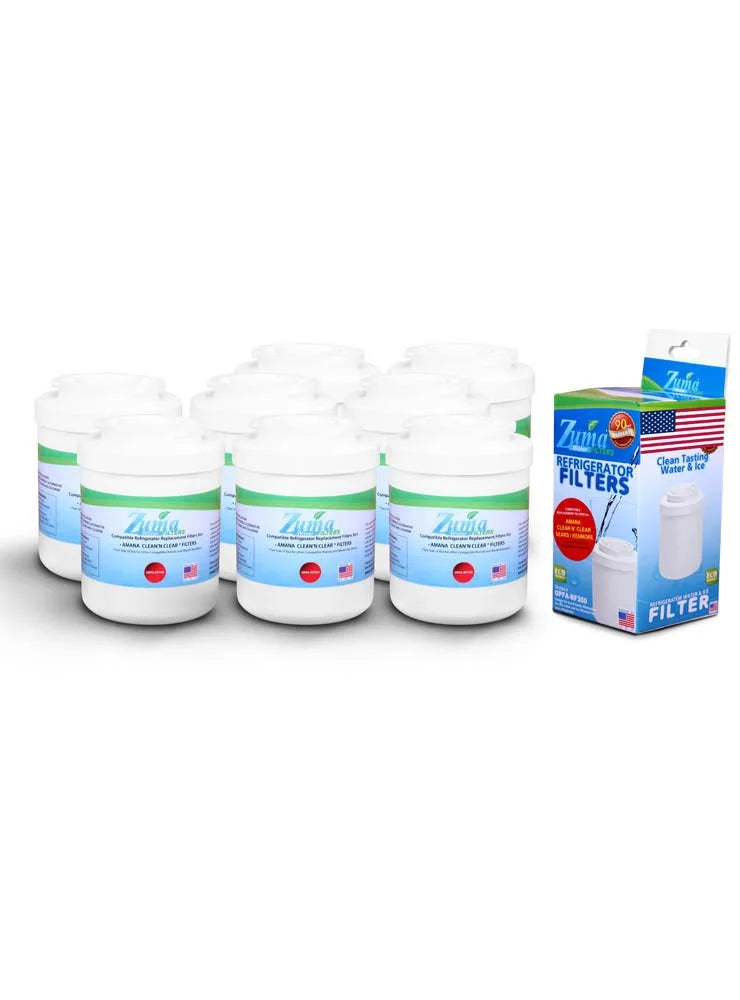 Brand , Water and Ice Filter , Model # -RF300 , Compatible with Amana® 12388402 - 8 Pack - Made in U.S.A.