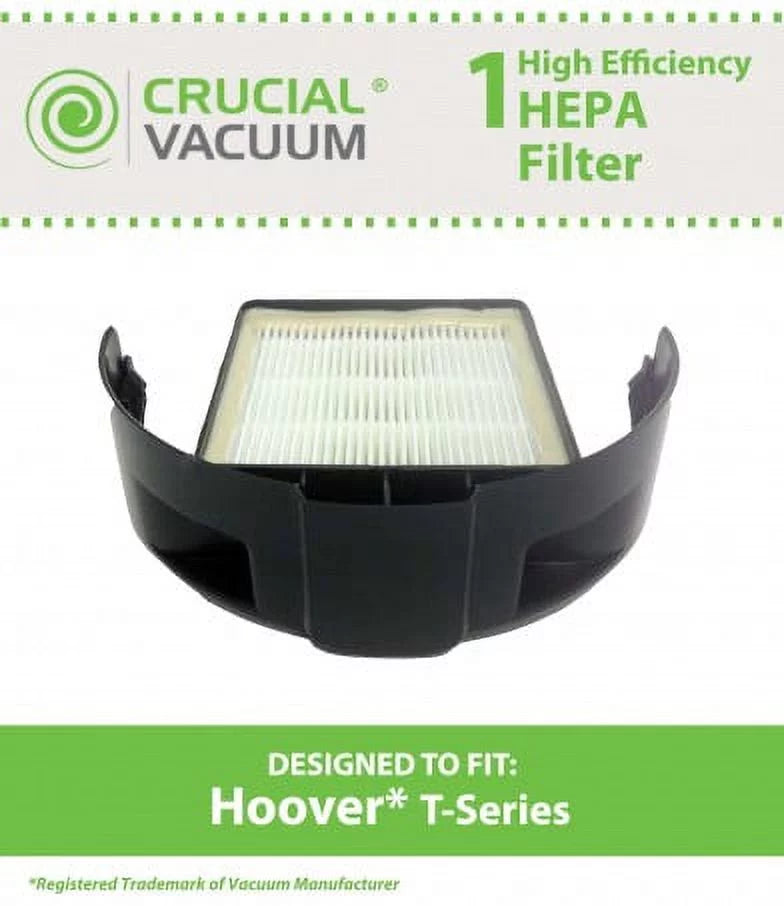 1 Pack of Crucial Vacuum Filters Compatible With Hoover Windtunnel, Rewind T-Series  Style Cartridge Filter; Fits Part # 303172001 303172002 902404001 Models: UH70120 UH70600 UH70601 UH70603 Bulk