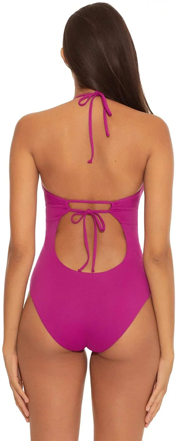 Becca by Rebecca Virtue  Color Convertible One-Piece Swimsuit,  Small