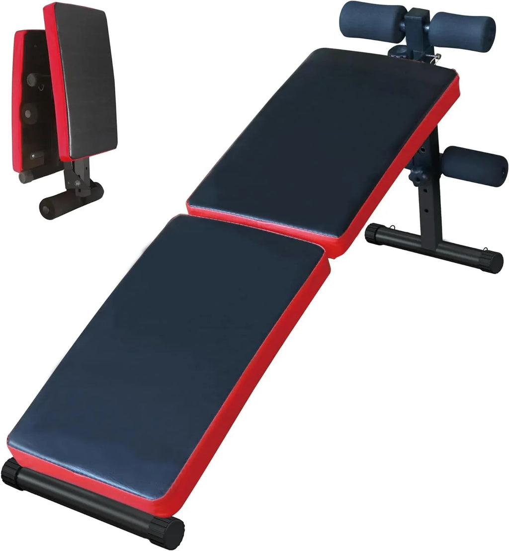 Folding Sit up Bench, Utility Bench Slant Board, Strength Training Weight Bench, Workout  for Your Home Gym
