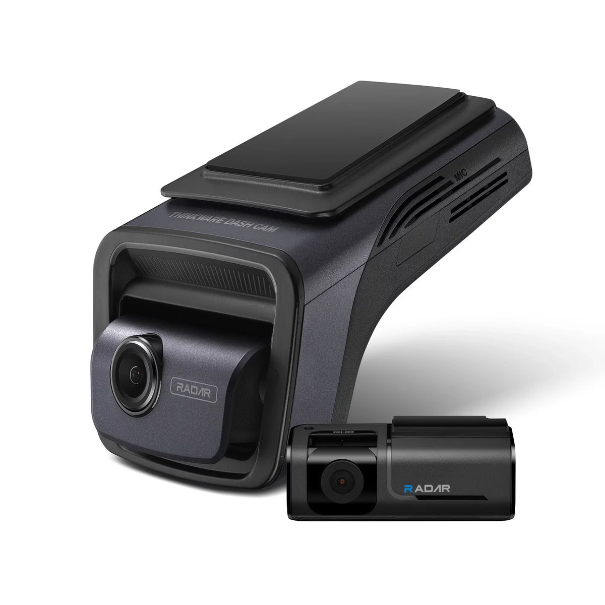 U3000 Ultra 4K Dash Cam Front and Rear 2CH  2 Sensor Super Night Vision Dashcam for Car Camera 5GHZ WiFi  Radar Buffered Parking Mode  Seed Red Light Alerts  Cable