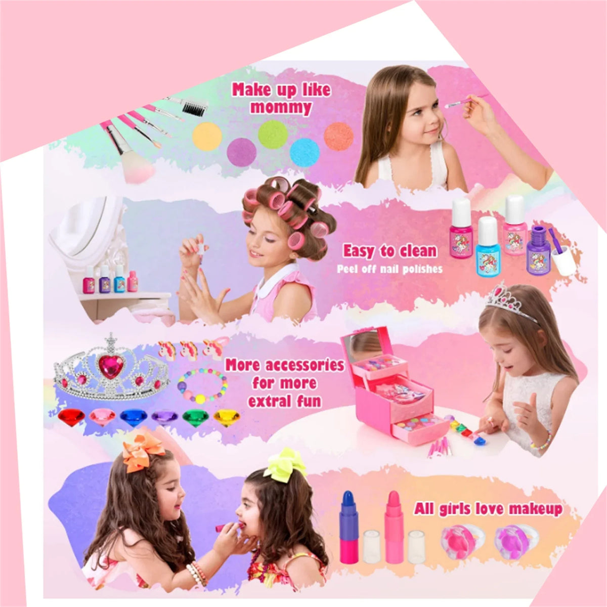 Kids Makeup Kit for Girls,Girls Unicorn Makeup Set
