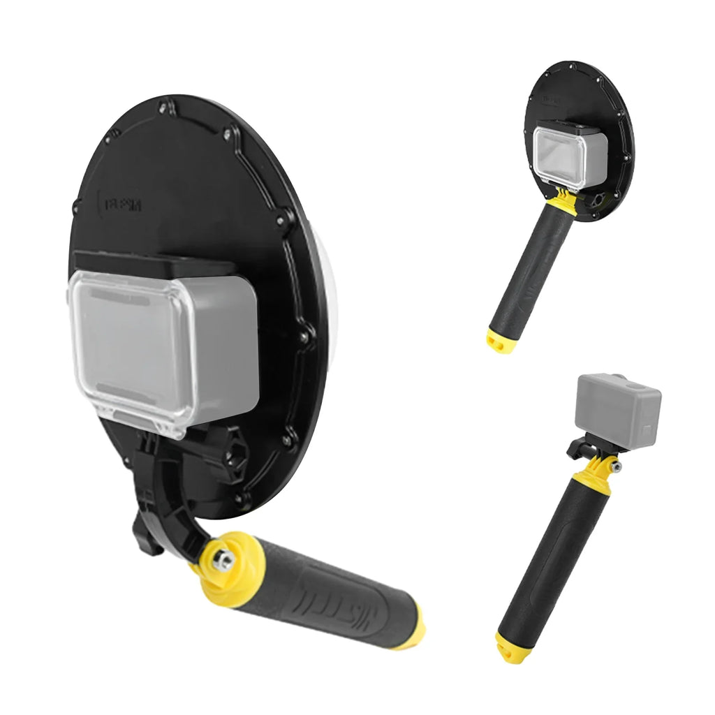 Dome Port,Wrist Osmo 3/4 30m/98.4ft Waterproof Camera Handle Wrist Osmo Camera With Handle With Handle Wrist Telesin Port 30m/98.4ft Waterproof Camera With Port 30m/98.4ft Waterproof