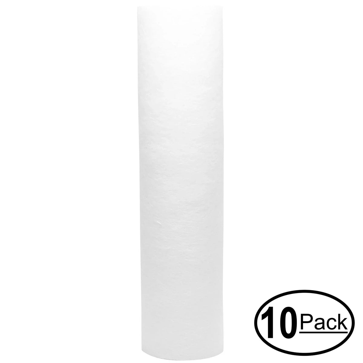 10-Pack Replacement for H2O Distributors H2O--03 Polypropylene Sediment Filter - Universal 10-inch 5-Micron Cartridge for H2O Distributors Triple Stage Under Sink System - Denali Pure Brand