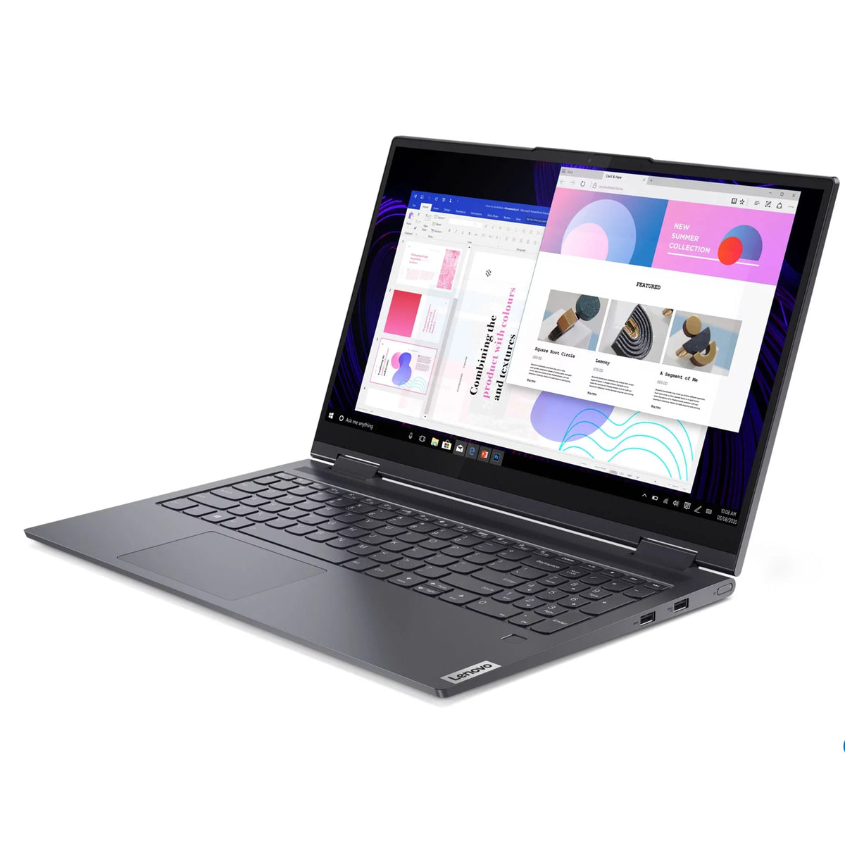 Restored  82BJ0085US Yoga 7 15ITL5 15.6"  Touchscreen i71165G7 2.8GHz Intel Iris Xe Graphics 8GB  512GB  Win 11 Home Slate Grey (Refurbished)