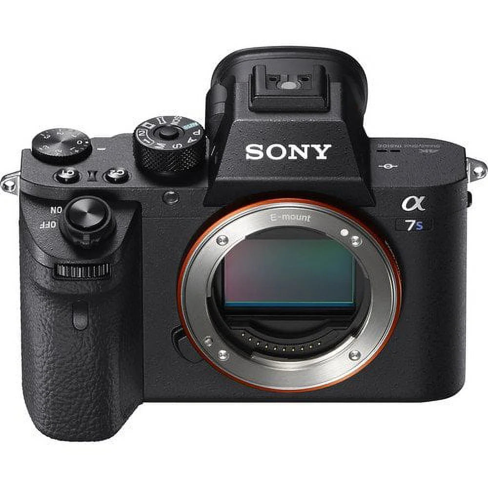 Sony Alpha a7S  Mirrorless Camera ILCE7SM2/B With Sony  24-70mm Lens, Soft Bag, Additional Battery, 64GB Memory Card, Card Reader , Plus Essential Accessories