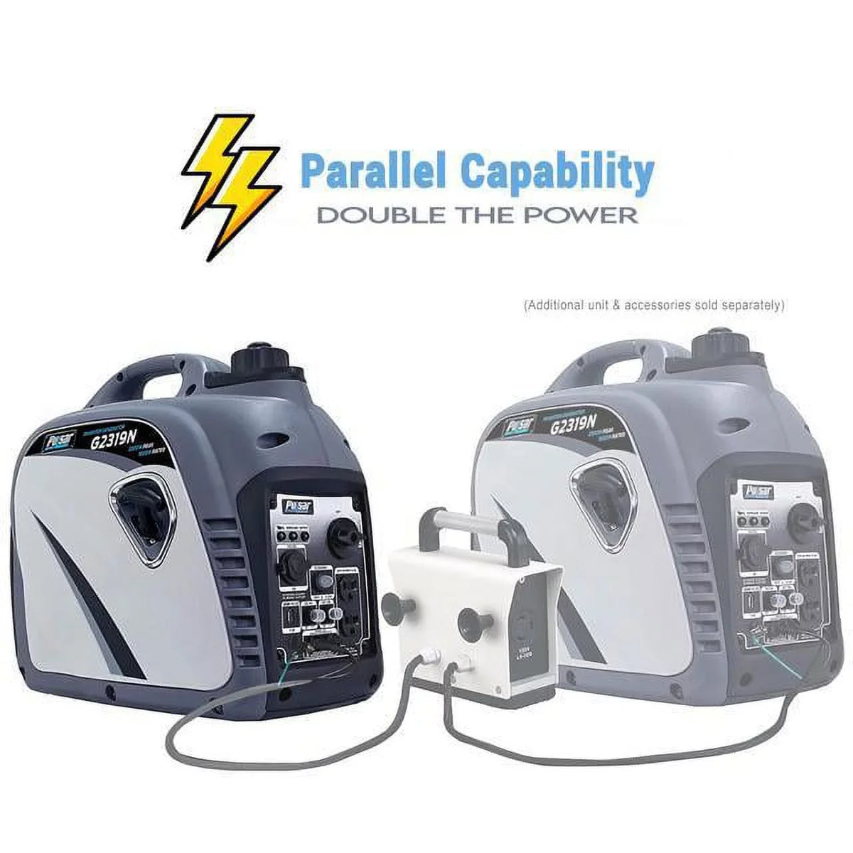 Pulsar 2300 Peak Watt Digital Inverter Generator With 80cc  Engine G2319N