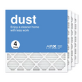 AIRx Filters 24x24x1 Air Filter  8 Pleated   Furnace Air Filter, Dust 4-Pack Made in the