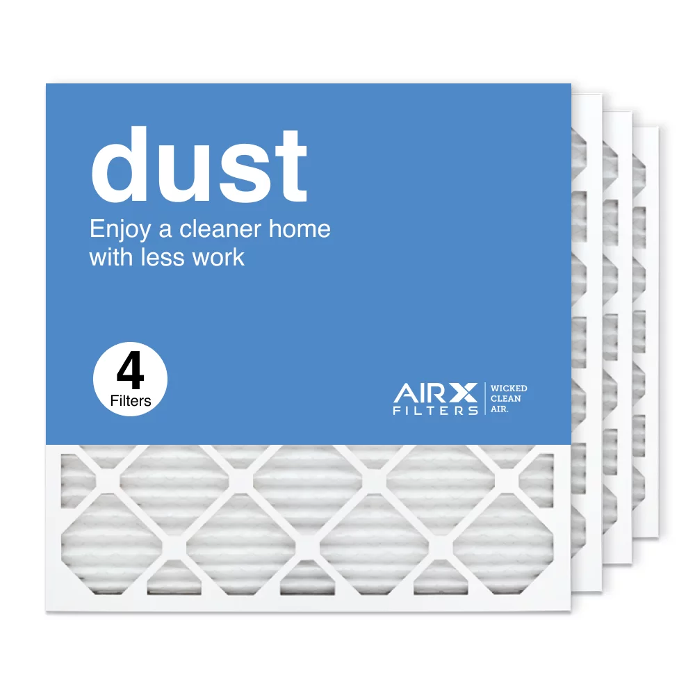 AIRx Filters 24x24x1 Air Filter  8 Pleated   Furnace Air Filter, Dust 4-Pack Made in the