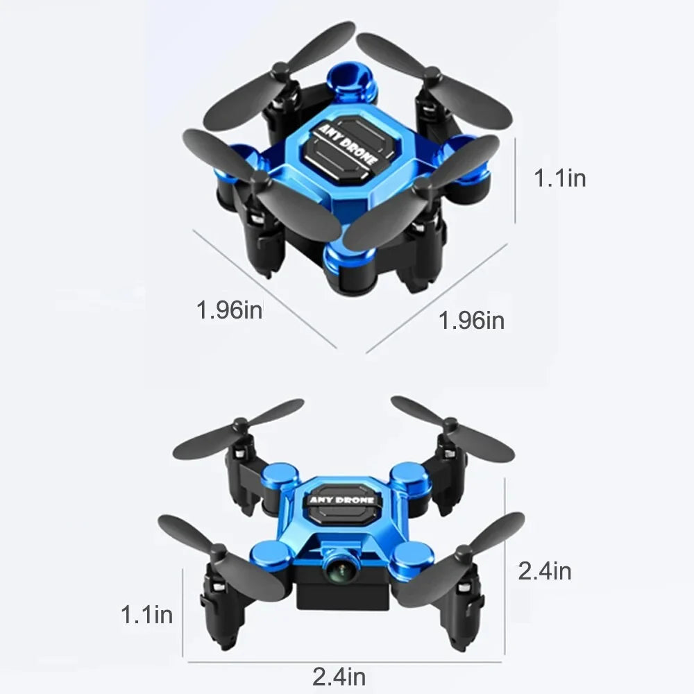 K04 Mini Drone for Kids,  Quadcopter  Camera 360° Flip Headless Drones Foldable  Aircraft One Key Land Auto Hovering Suitable for Beginners Toys Gift