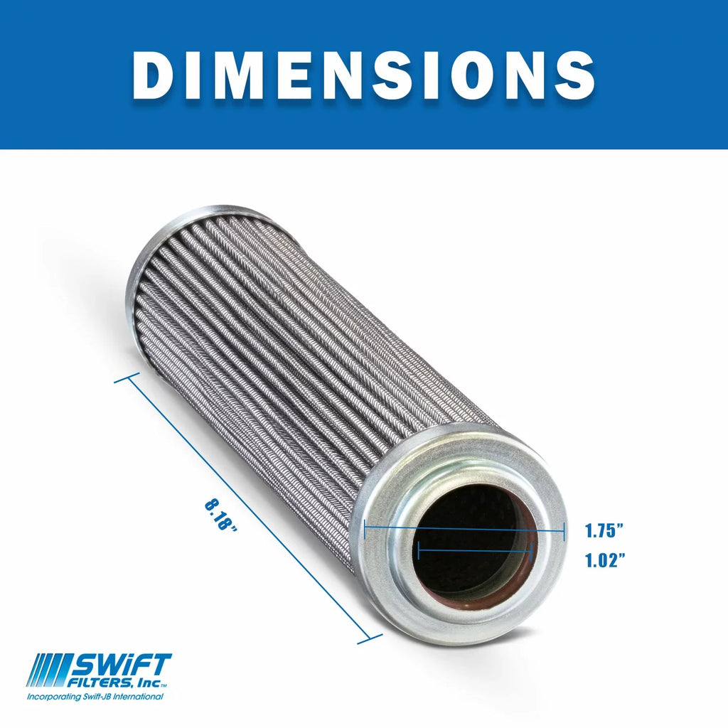 Direct Interchange for   P-T-3-8C rtridge Filter Element Microglass Construction 12 Micron