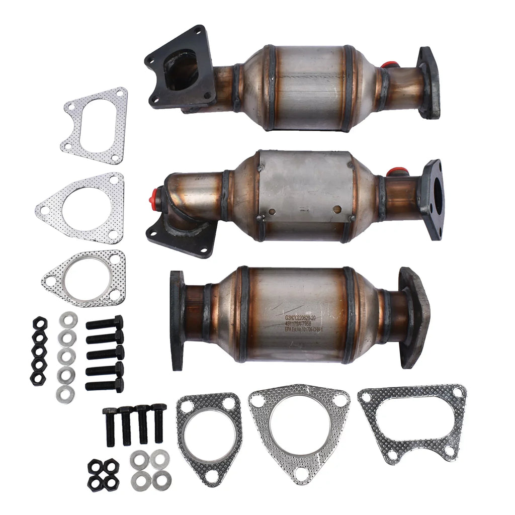 Catalytic Converters Set Replacement for 2005-2008 Honda Pilot 3.5L 45106-45107-45108