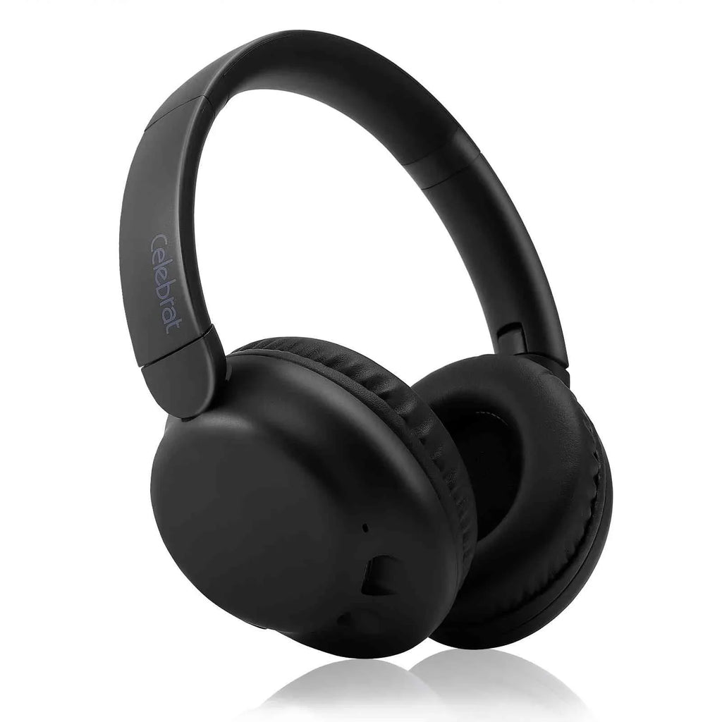 UrbanX UX991 Wireless Bluetooth Stereo Earphones High Resolution Audio Deep Bass Superior Comfort Over The Ear Headphones with Mic for  Desire 12 phone Call Support