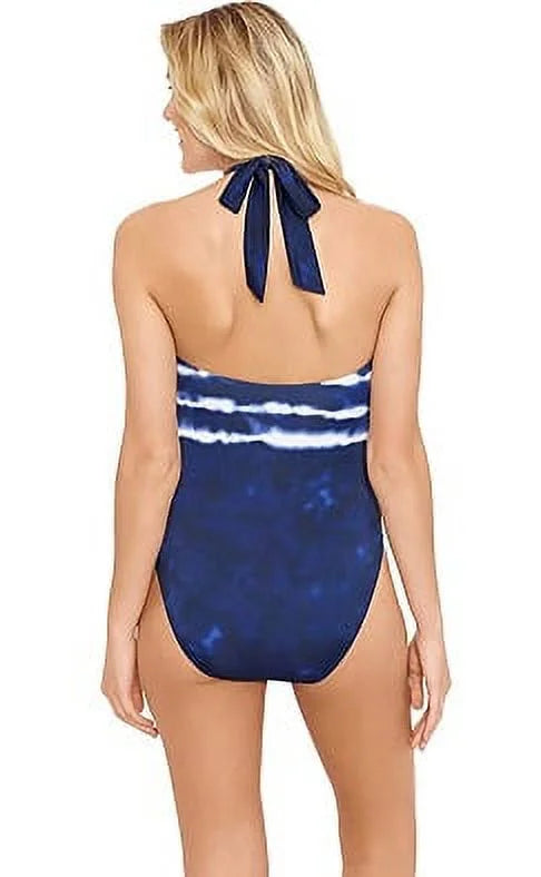 Ralph Lauren  Halter Tummy-Control One-Piece Swimsuit,  12