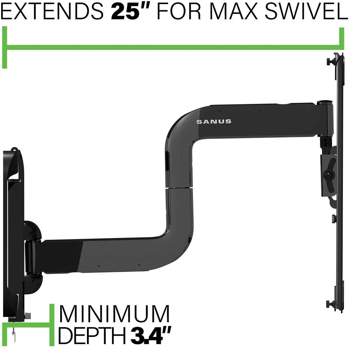 75-Inch Class Samsung Neo  8K QN900B Series Mini  Quantum  64x Smart  with a Sanus VLF525-B1 Full-Motion Premium Mount for 50"-82" Flat Screen 's (2022)