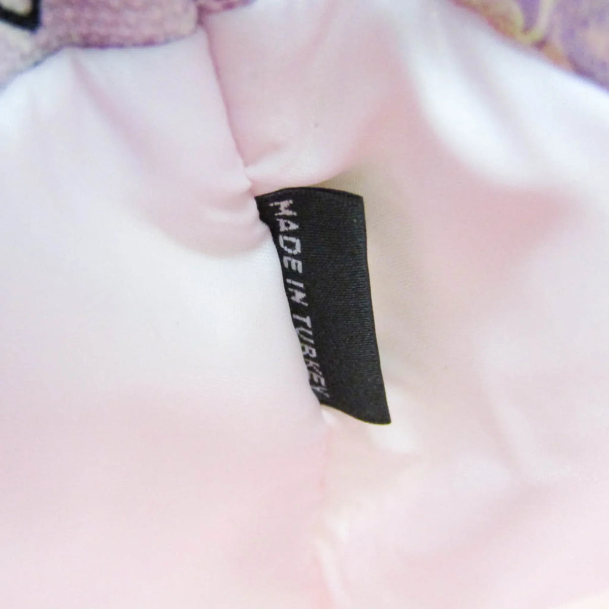 Pre-Owned Miu Miu   Drawstring Bag 5RM014 Women's Leather,Cotton Pouch Black,Light Purple,Multi-color (Good)