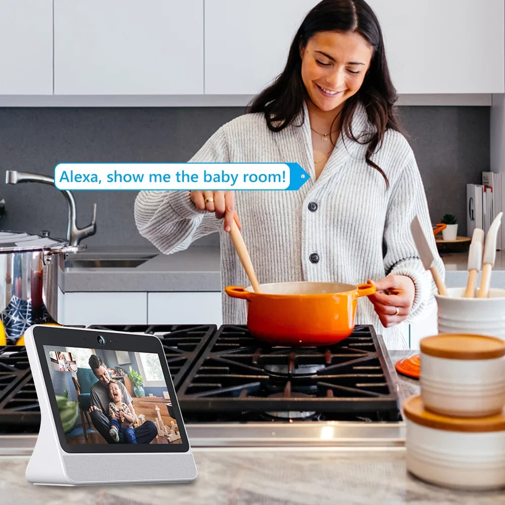 Security Camera WiFi  Camera, 1080P  Smart Home Surveillance Camera, Baby/Pet Monitor Work with Alexa