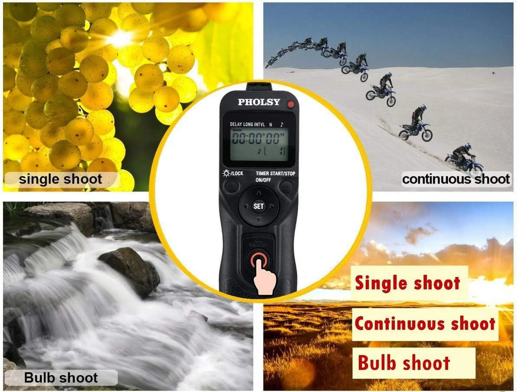 P6 Timer Remote Control Cable with Intervalometer for Panasonic S5, S1H, S1RM, S1R, S1M, S1, G95, G91, FZ10002, G9, GH5, G85, G81, GX8, GX7, GH4, GH3, FZ2500, FZ2000, FZ1000, FZ300, FZ200 P6 for Panasonic