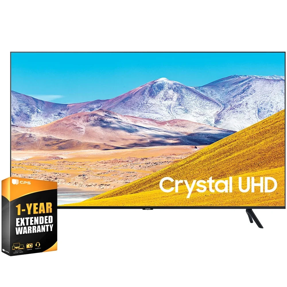 Samsung UN85TU8000FXZA 85 inch 4K Ultra  Smart   2020 Model Bundle with 1 Year Extended Warranty (UN85TU8000 85TU8000 85 Inch  85" )
