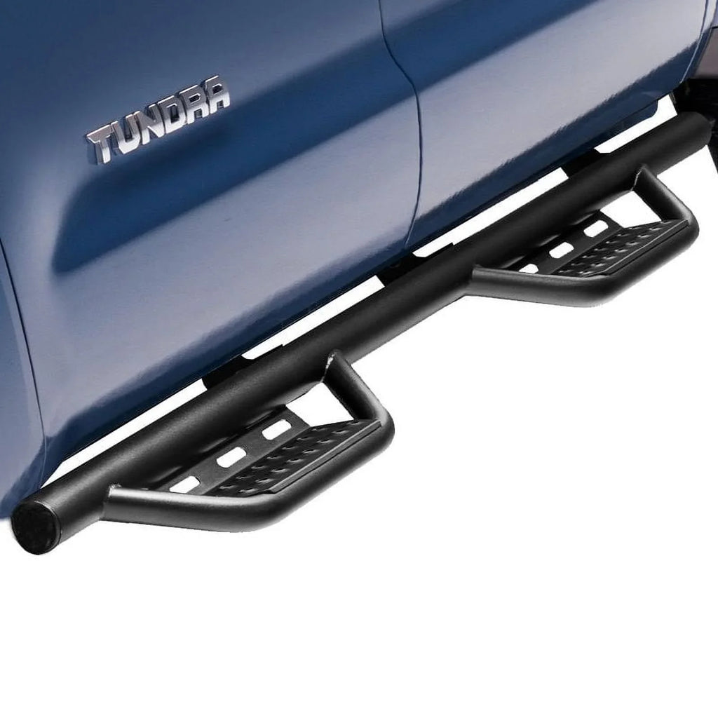 N-Fab by RealTruck Nerf Steps Rs | Textured Black, Cab Length | 319418112 | Compatible with 2019-2020 Ford Ranger Crew Cab All Beds,  Gas