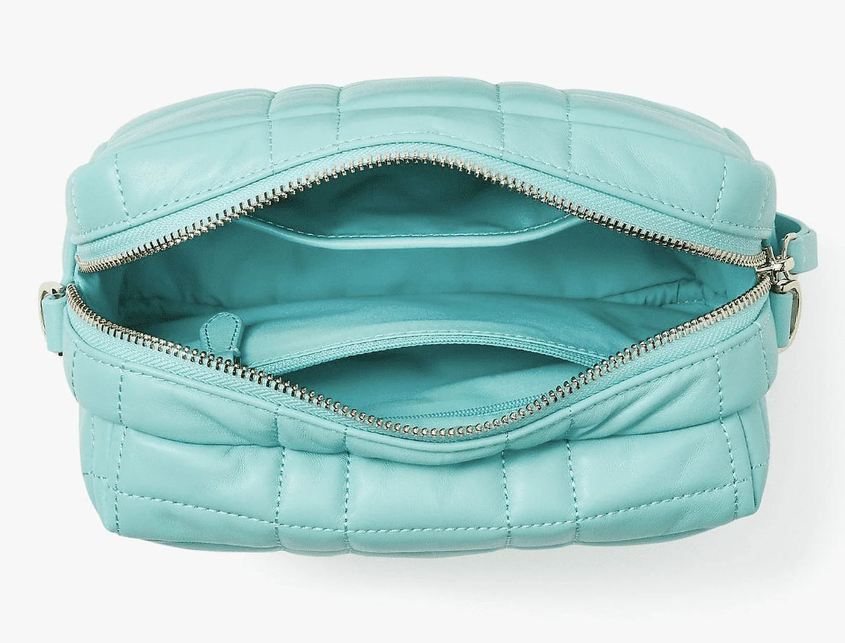 Kate Spade New York Women's Softwhere Quilted Leather Small Convertible Crossbody Clutch - Green