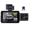 Spirastell Dash Cam,Clear Car Rearview 3 Cameras Car Rearview Mirror Dash Cam Car Camera Mirror Car Video Rearview Mirror Car Cam Rear 3  Auto Safety Video Wide Car Camera  Auto