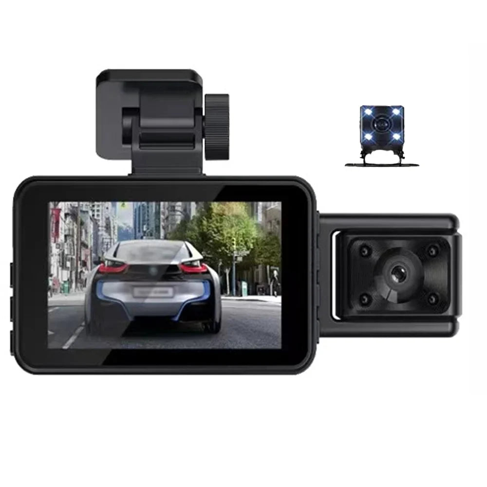 Spirastell Dash Cam,Clear Car Rearview 3 Cameras Car Rearview Mirror Dash Cam Car Camera Mirror Car Video Rearview Mirror Car Cam Rear 3  Auto Safety Video Wide Car Camera  Auto