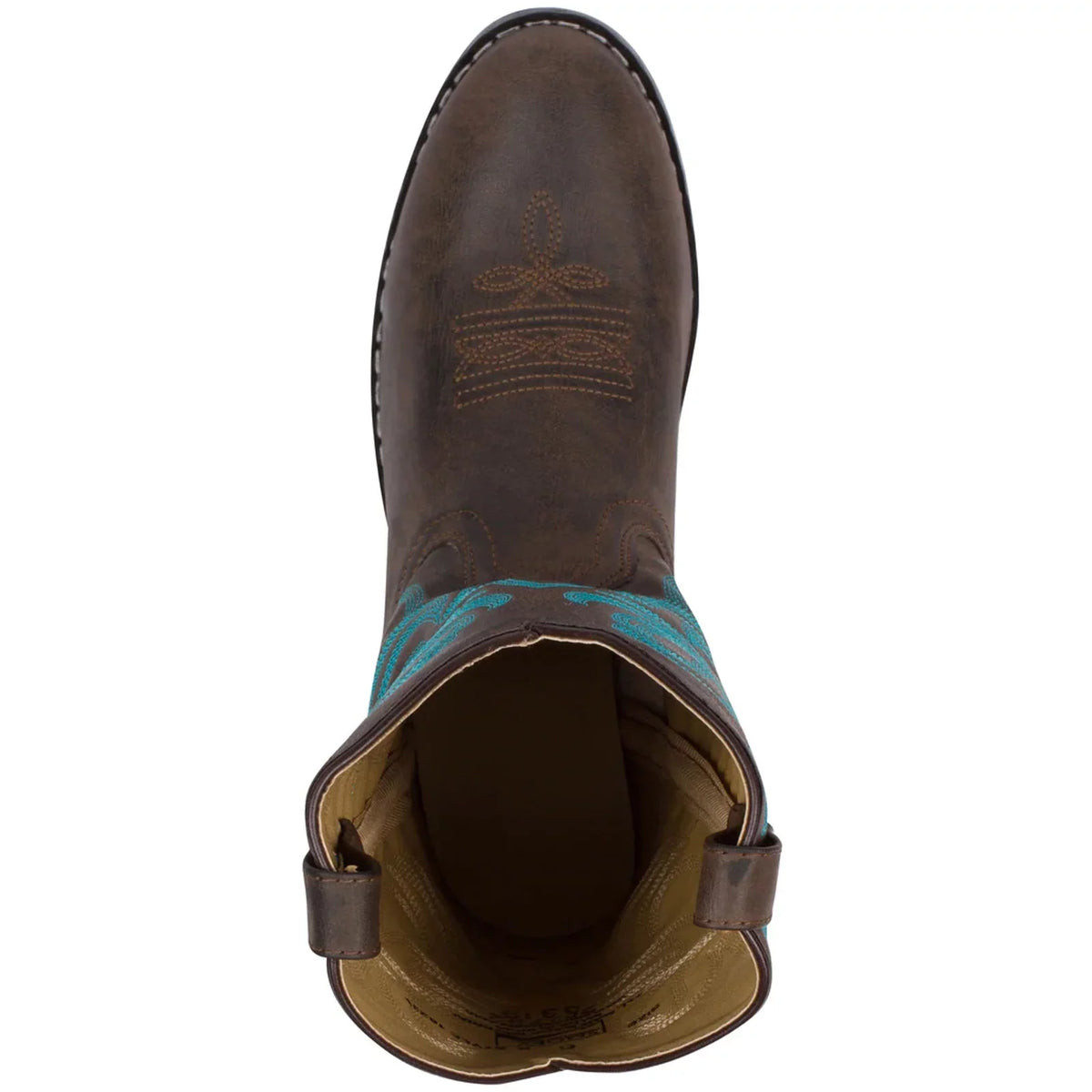 Kids Monterey Western Boots, Color: Brown, Size: 13.5, Width: R (1623C-13.5R)