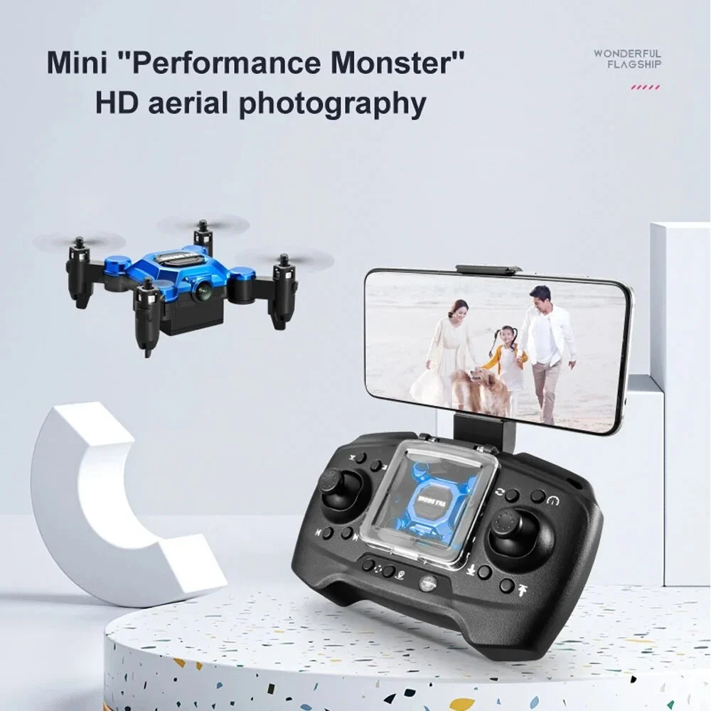 K04 Mini Drone for Kids,  Quadcopter  Camera 360° Flip Headless Drones Foldable  Aircraft One Key Land Auto Hovering Suitable for Beginners Toys Gift