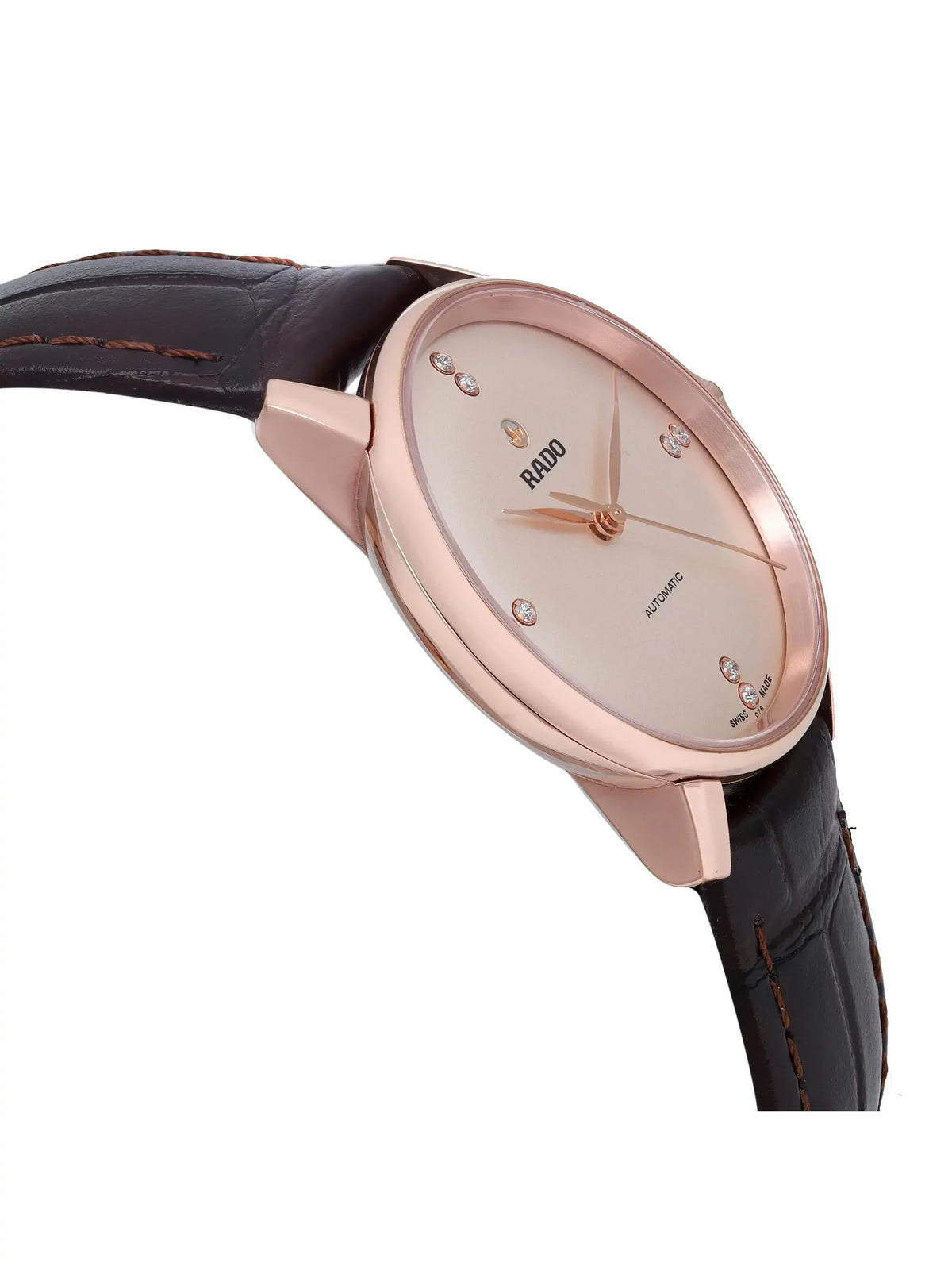 Rado Coupole Classic 31mm Rose Gold Steel Beige Dial Ladies Watch R22865765