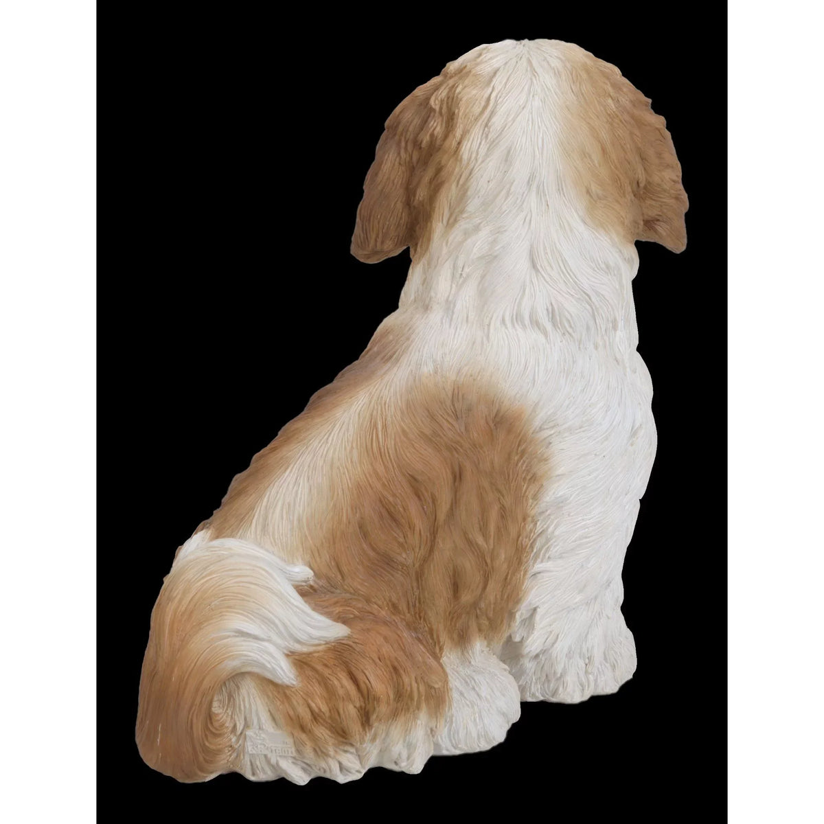 Hi-Line Gifts 11" Sitting Shih Tzu Puppy Outdoor Garden Statue