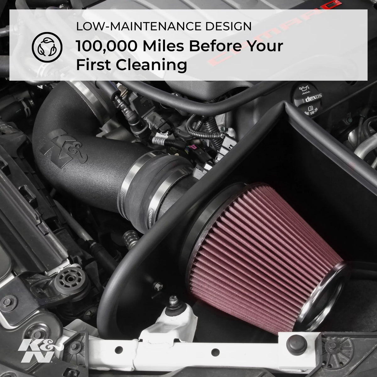 K&N Cold Air Intake Kit: High Performance, Guaranteed to Increase Horsepower: 2004-2017   (SuperLow, Iron, Sportster Custom, Seventy-Two, Forty-Eight, Nightster, Roadster)57-1126