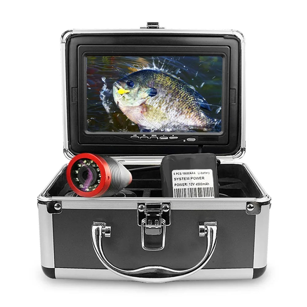 Erchang Underwater Fishing Camera Portable Fish Finder with 7 Inch  for Boat Kayak Lake Sea Fishing - Reliable Fish Tracking, Real-time , -have for Fishing Excursions