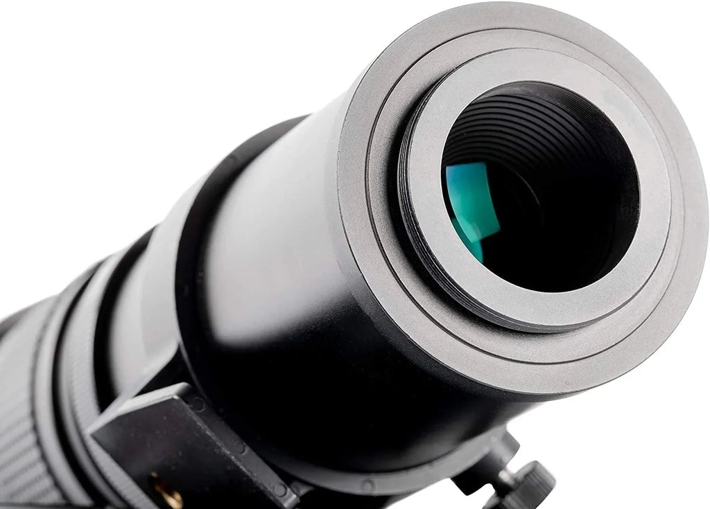 Ultimaxx 420-800mm f/8.3-16 Super  Manual Telephoto Zoom T-Mount Lens Kit for Nikon F-Mount D6, D5, D4, D850, D810, D800, D780, D750, D610, D600, D7500, D7200, D5600, D5500, D5300, D3500 and D3400 D