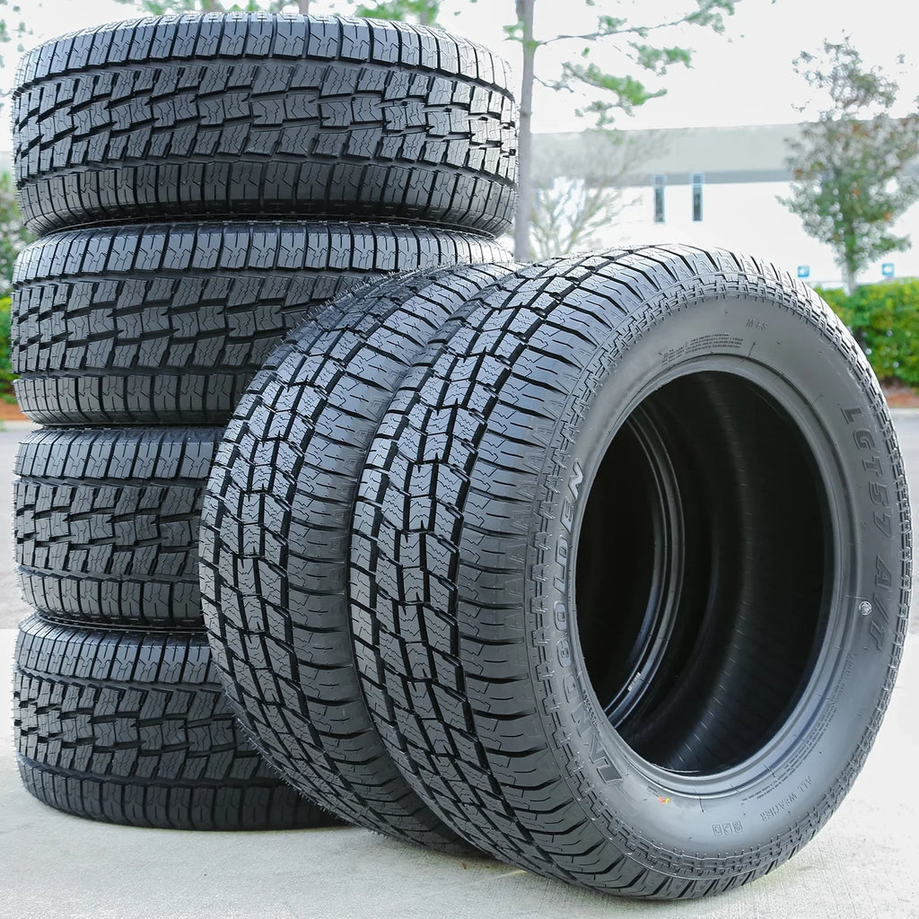 Set of 4 () Landgolden LGT57 A/T  235/85R16 Load E 10 Ply  All Terrain Tires