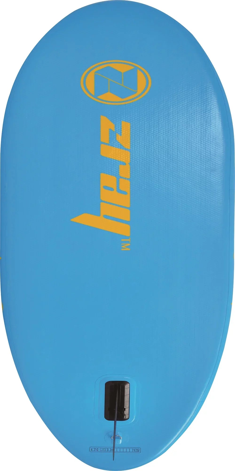 Pool Central 8' Inflatable Blue and Yellow Z-Ray  K9 Teen Paddle Board