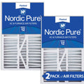 16x25x5 1/4 (5.25) Goodman/Carrier/Amana Replacement  12 Air Filters 2 Pack