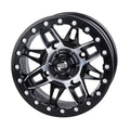 4/137 Tusk Wasatch Beadlock Wheel 15x7 5.0 + 2.0 Machined/Black For - Defender HD10 Pro Lone Star 2021-2022