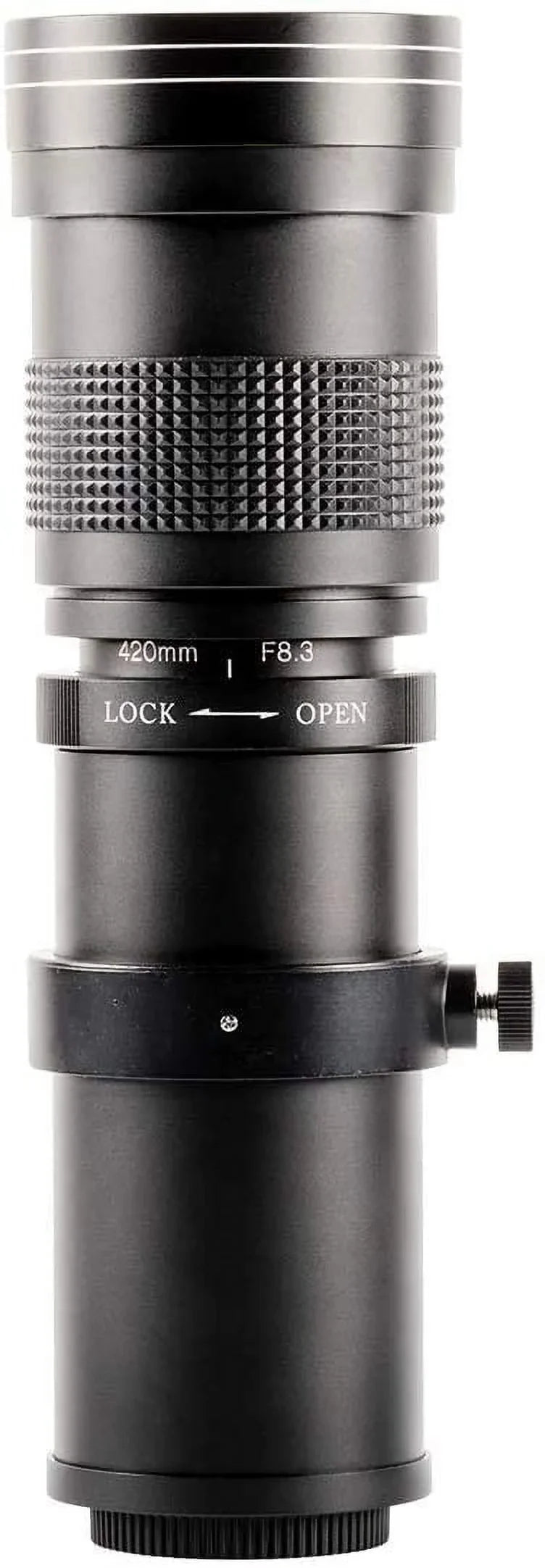 Ultimaxx 420-800mm f/8.3-16 Super  Manual Telephoto Zoom T-Mount Lens Kit for Nikon F-Mount D6, D5, D4, D850, D810, D800, D780, D750, D610, D600, D7500, D7200, D5600, D5500, D5300, D3500 and D3400 D