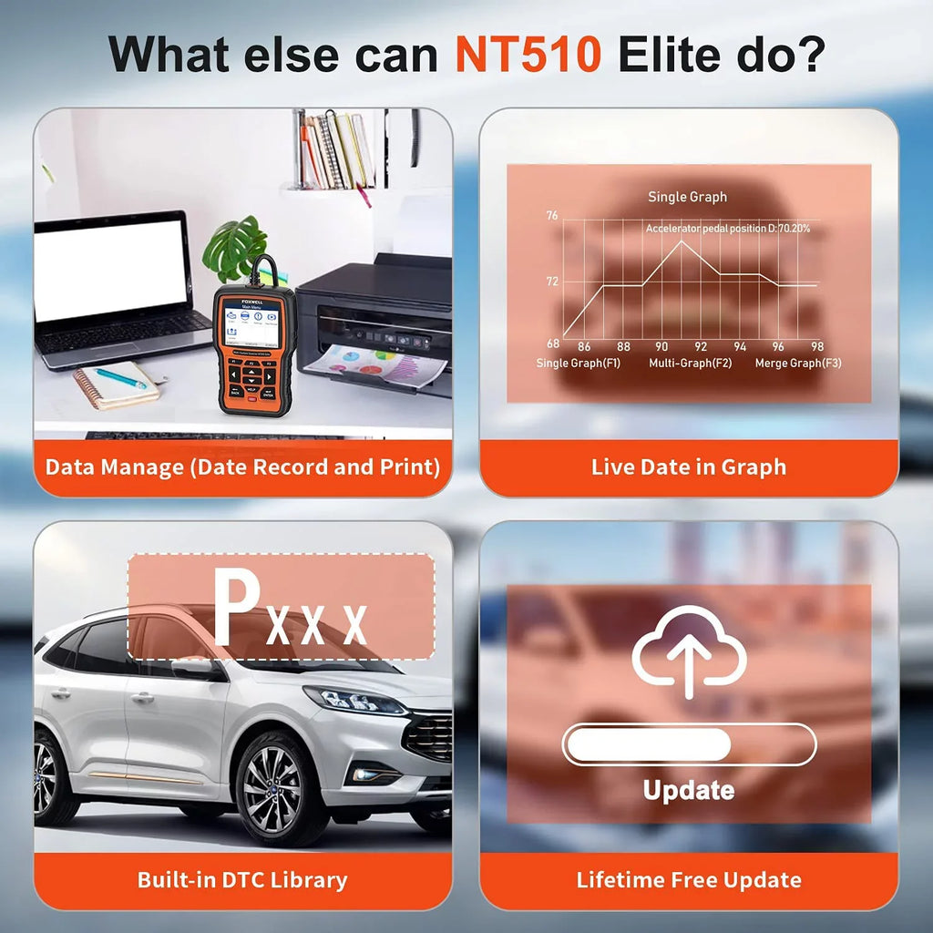 NT510 Elite Automotive Bi-Directional Scan Tool Fits for Toyota Lexus Scion Full System  Scanner  Bleeding    Reset Service Active Test OBD2 Scanner Car Code Reader  Scan