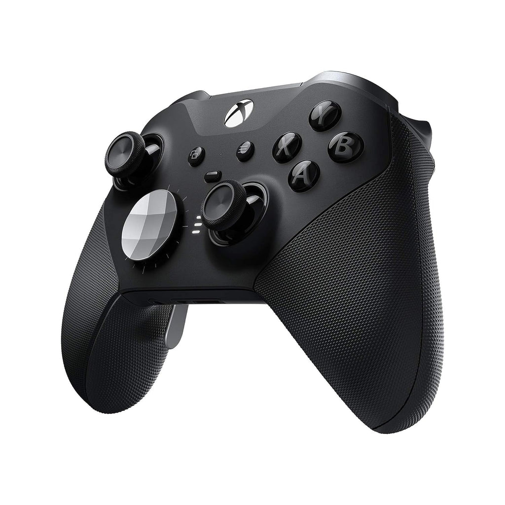 Microsoft - Elite Series 2 Wireless Controller for Xbox One, Xbox Series X,S - Black With Cleaning Electric kit Bolt Axtion Bundle Used