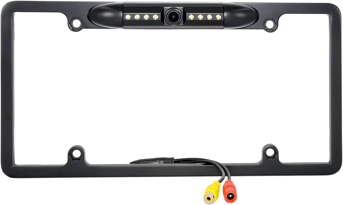 Backup Camera Rearview License Plate Frame for  -AX5500 XAVAX5500 Black