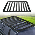 67"x52" Aluminum Car Roof Platform, Universal Rooftop Cargo Carrier System Max 660lbs Load, Black Fits for  Truck Cars