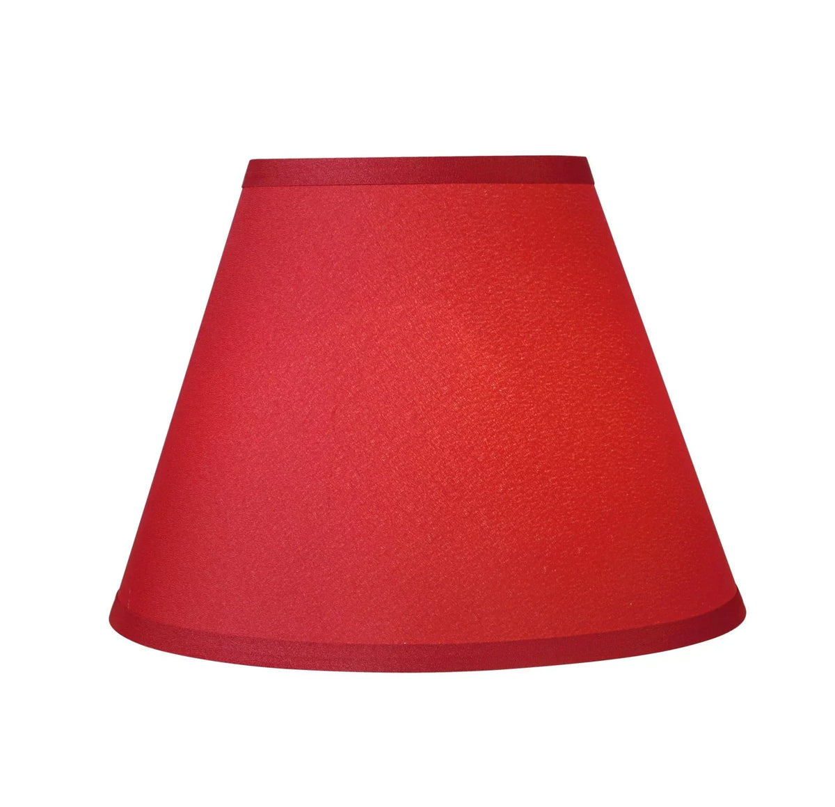 Aspen Creative 58904 Transitional Hardback Empire Shape  Construction Lamp Shade in Blood Red, 9" Wide (5" x 9" x 7")