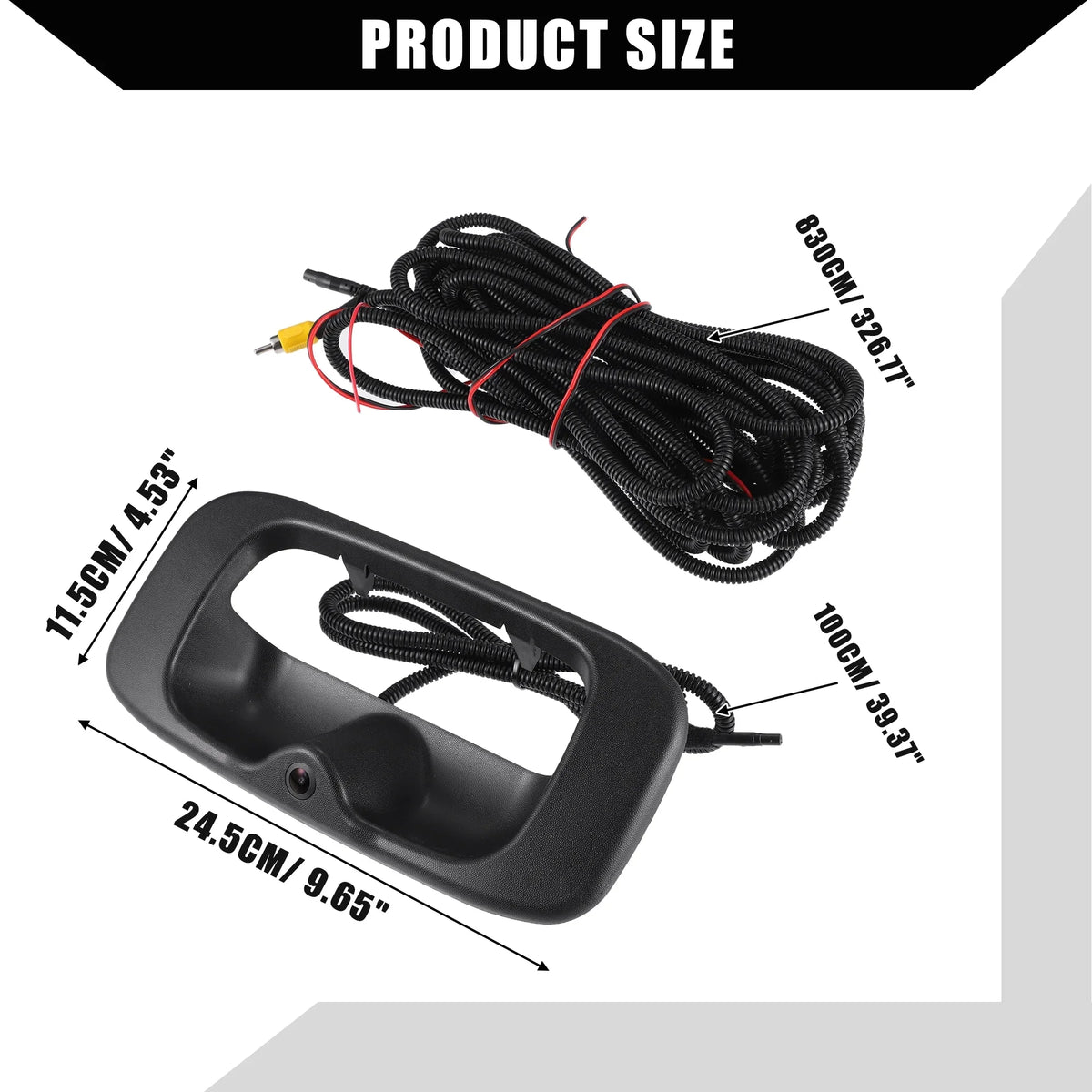 Unique Bargains Rear View Backup Camera Tailgate Handle for Chevy Silverado for  Sierra Years 1999-2006 1 Set