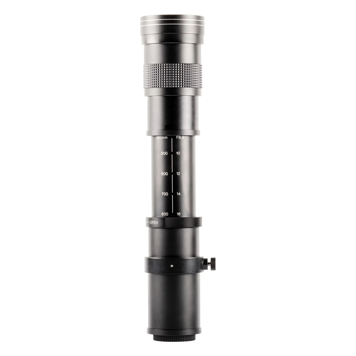 Ultimaxx 420-800mm f/8.3-16 Super  Manual Telephoto Zoom T-Mount Lens Kit for Nikon F-Mount D6, D5, D4, D850, D810, D800, D780, D750, D610, D600, D7500, D7200, D5600, D5500, D5300, D3500 and D3400 D