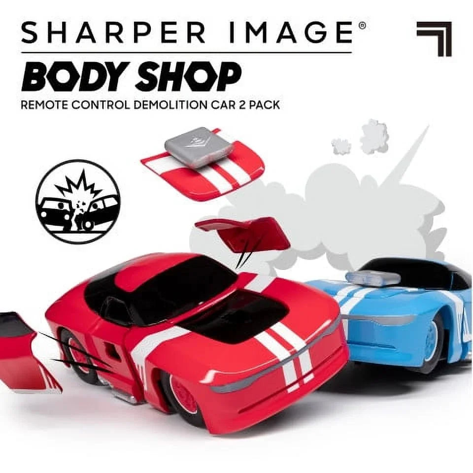 Sharper Image® Body Shop Remote Control Demolition Car 2 Pack - Blue/Red