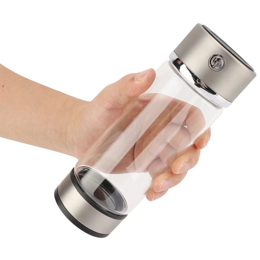 Hydrogen Water Bottle  Charging Rich Hydrogen Water Purifier Filter Glass Bottle Portable Lonizer Cup