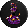 2018 2019 Wrangler  Backup Camera Diamond Back Rattle Snake Purple Spare Tire Cover for Jeep  32 Inch